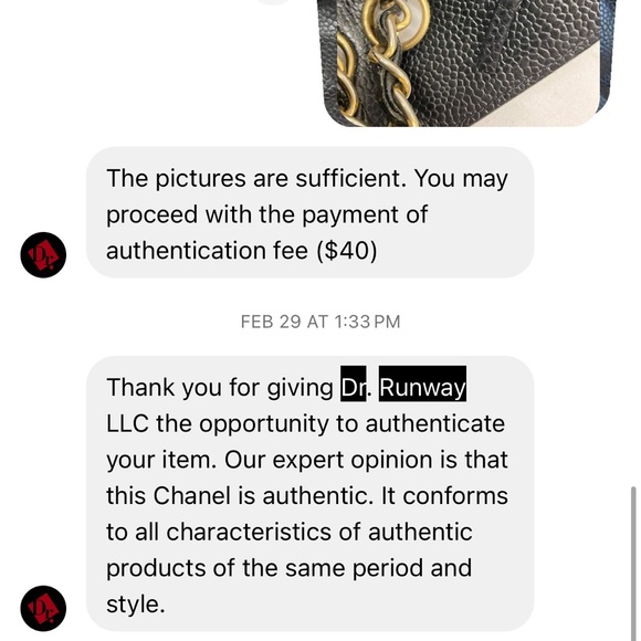 Vintage Chanel small flap caviar - Picture 12 of 12